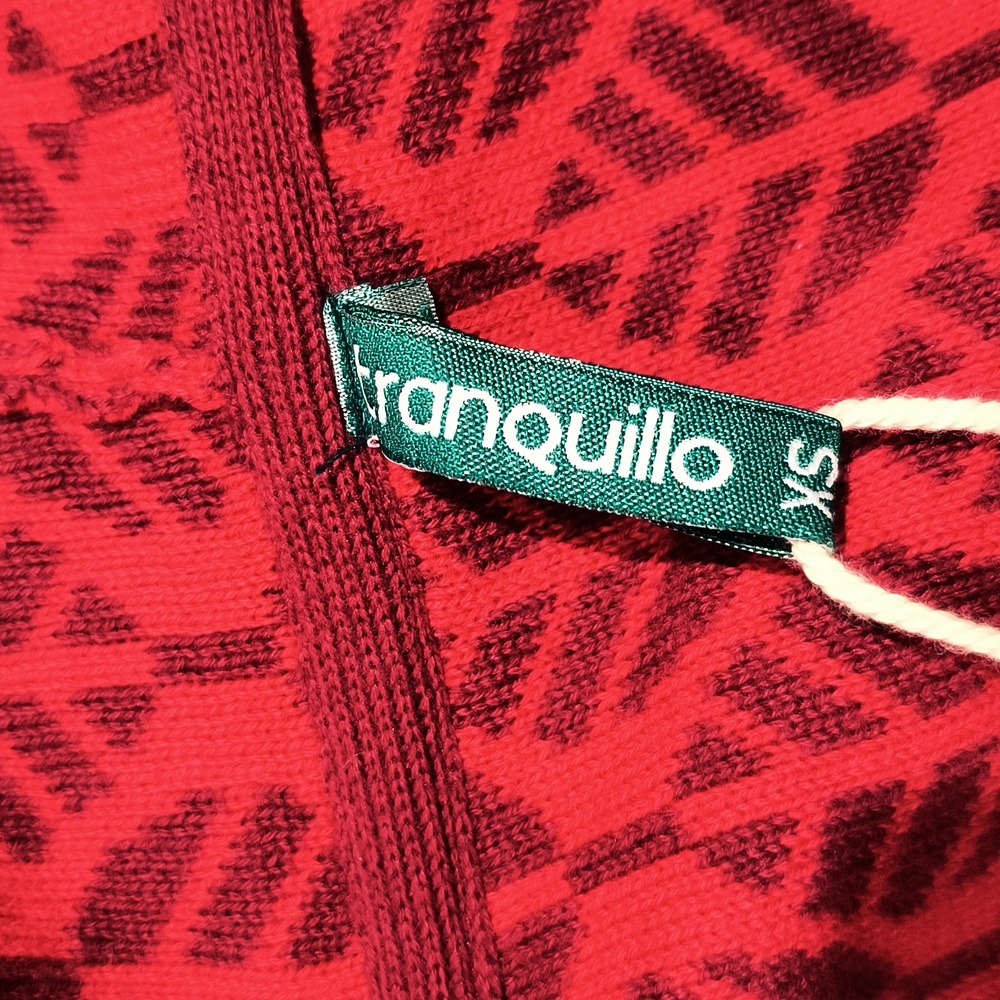 Tranquillo zip up long red jacket - Picture 2 of 4
